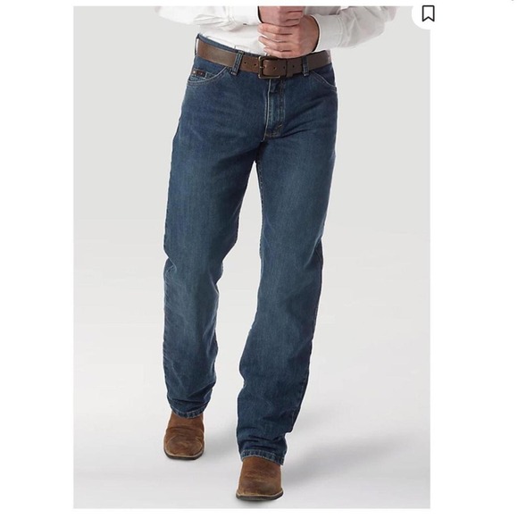 Wrangler Other - Wrangler Jeans Mens 36x34 Blue 20X No. 42 Vintage Bootcut Dark Wash Denim